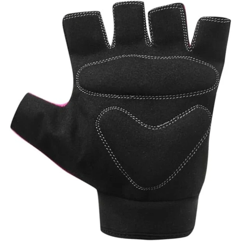 Muddyfox Half Finger Cycling Gloves Women's Small Pink/Black
